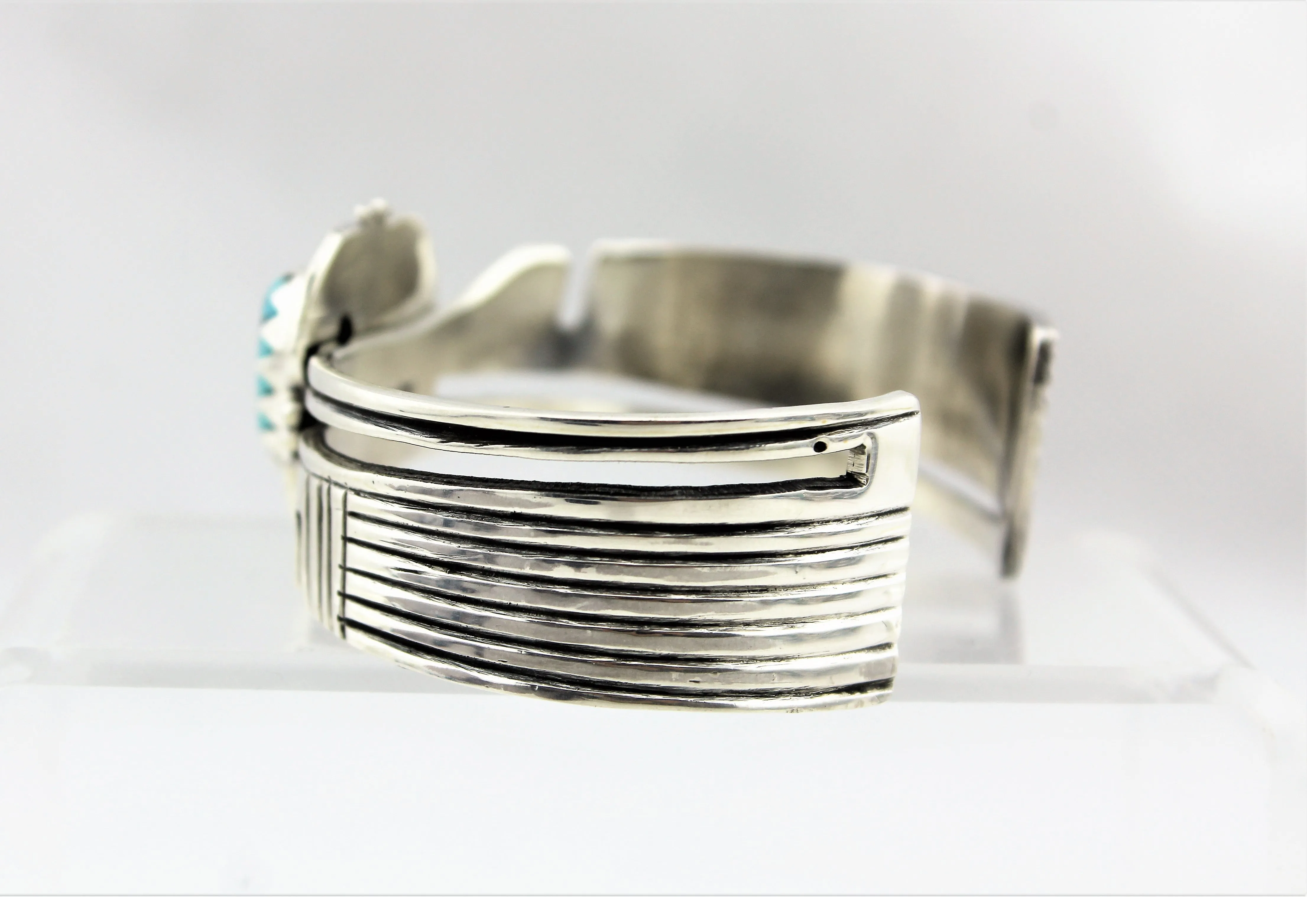 Henry Attakai Sterling Turquoise Bracelet
