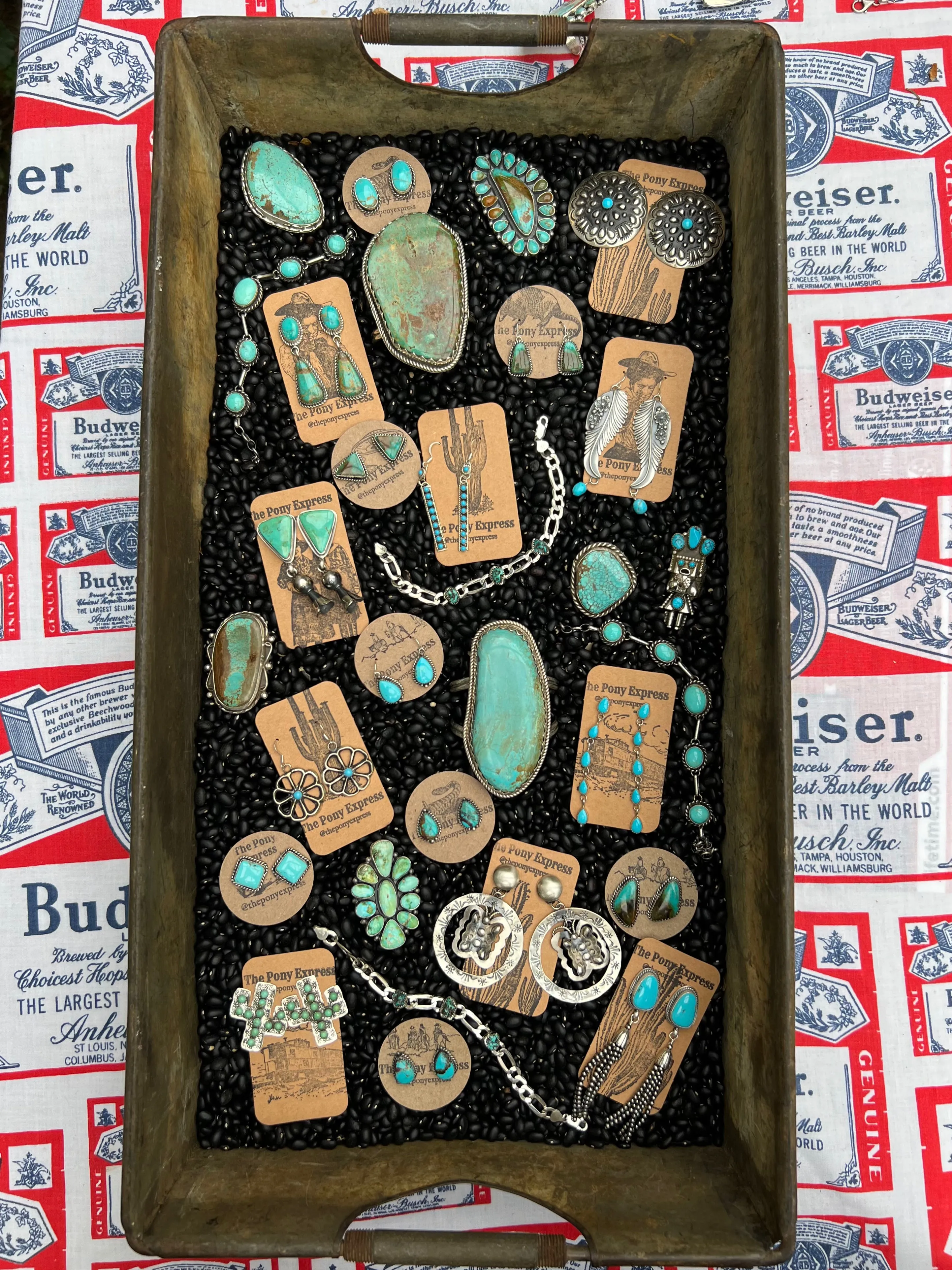 Huge Turquoise Slab Cuff