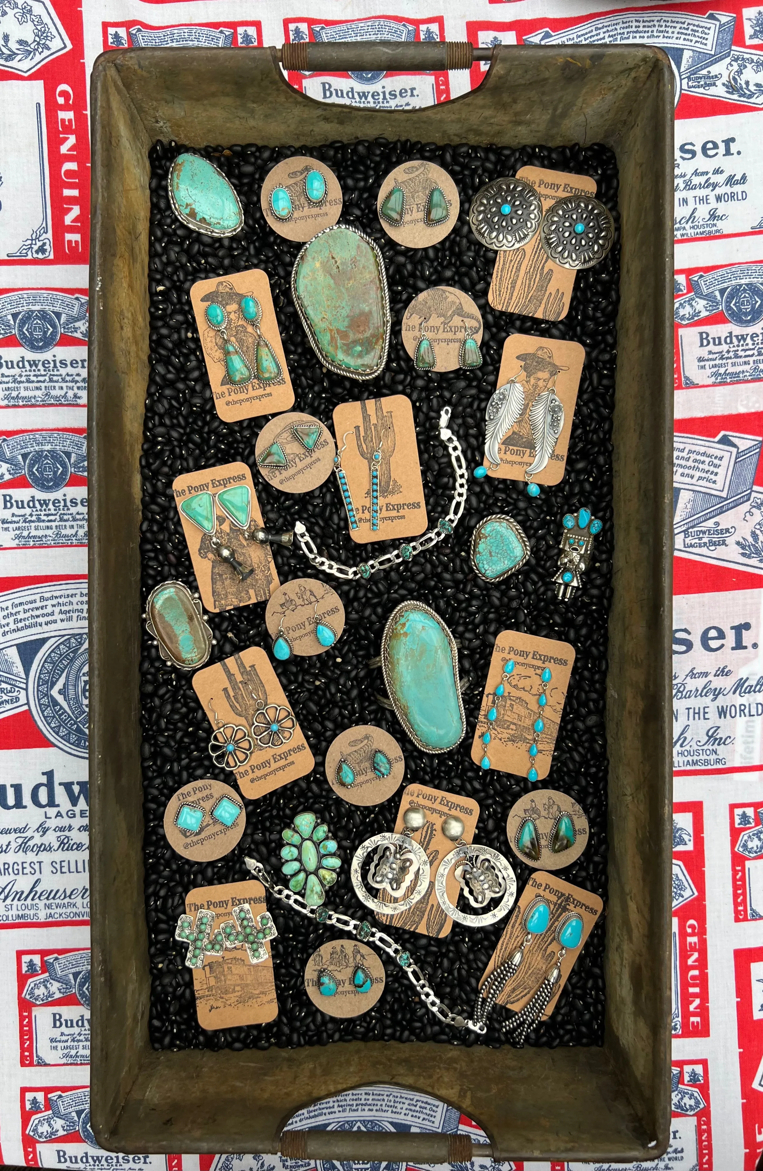 Huge Turquoise Slab Cuff