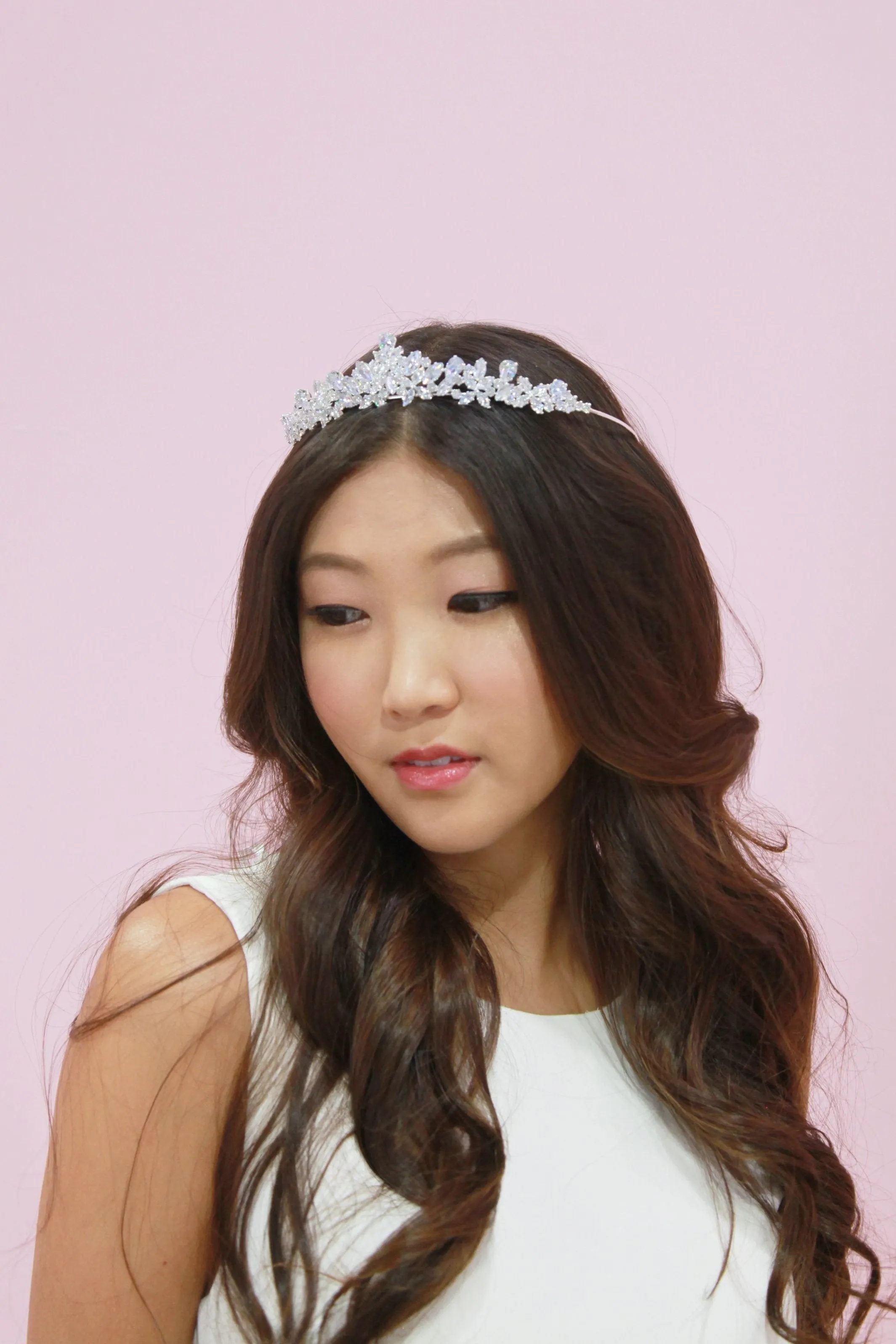 Icy Flower Tiara
