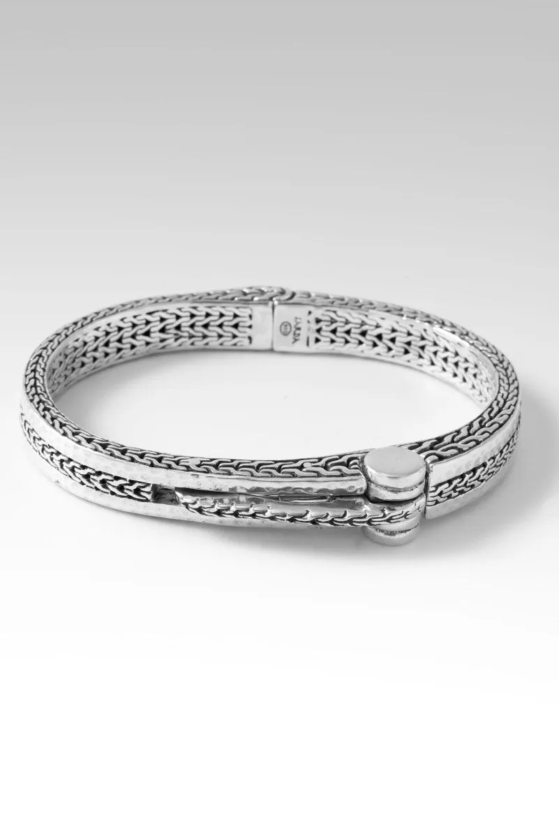 Iron Sharpens Iron Bangle™ in Chainlink