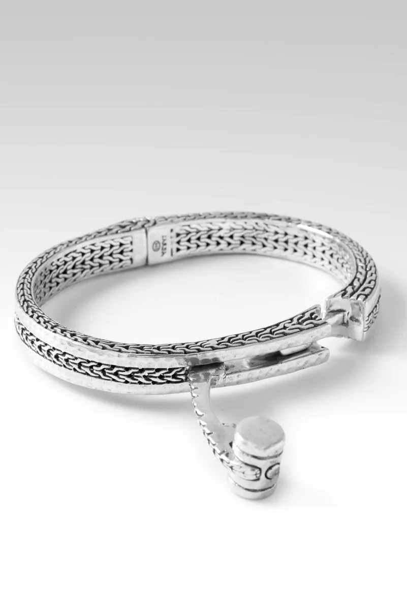 Iron Sharpens Iron Bangle™ in Chainlink