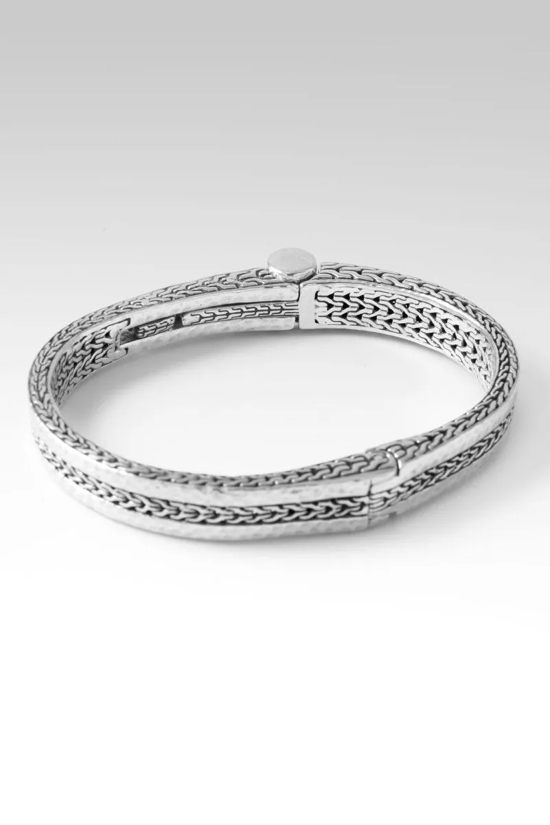 Iron Sharpens Iron Bangle™ in Chainlink