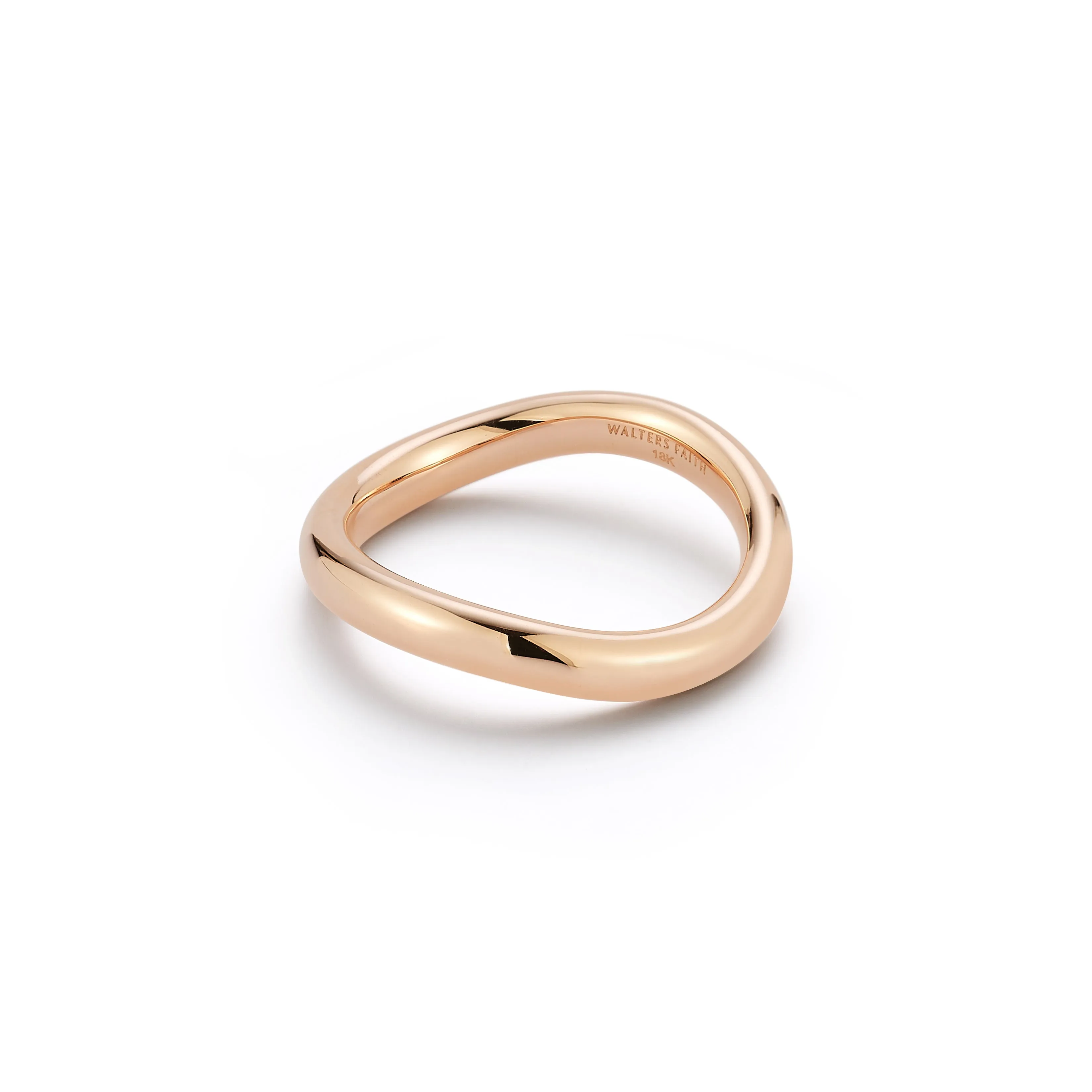 JULIAN 18K GOLD WAVE RING
