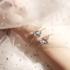 Korean Version Of Starry Dream Girl Heart Meteor Couple Bracelet Bracelet