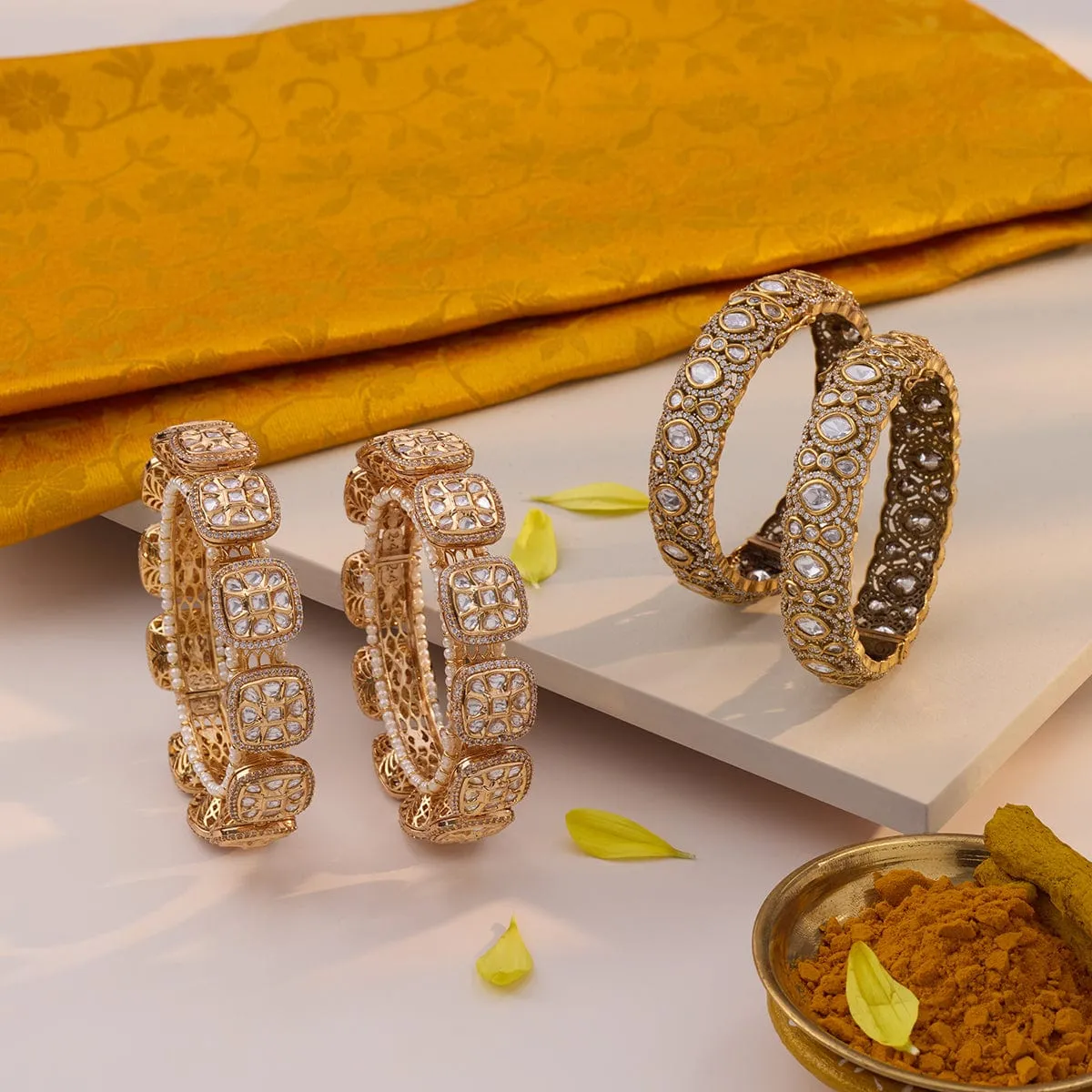 Kundan Bangle 164141