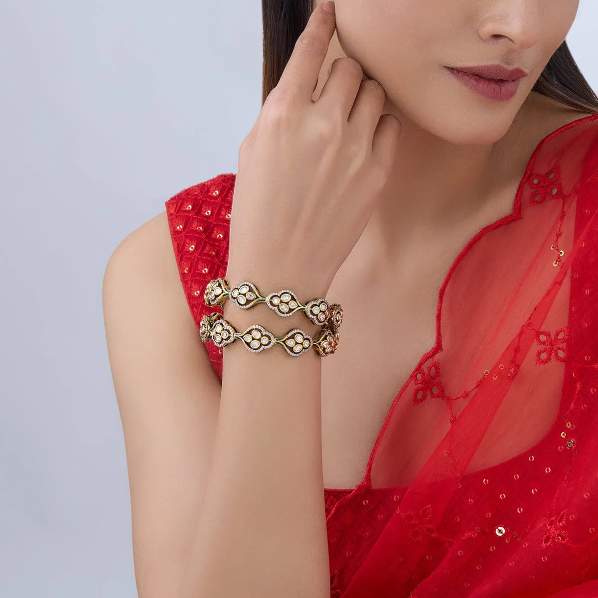 Kundan Bangle 165850