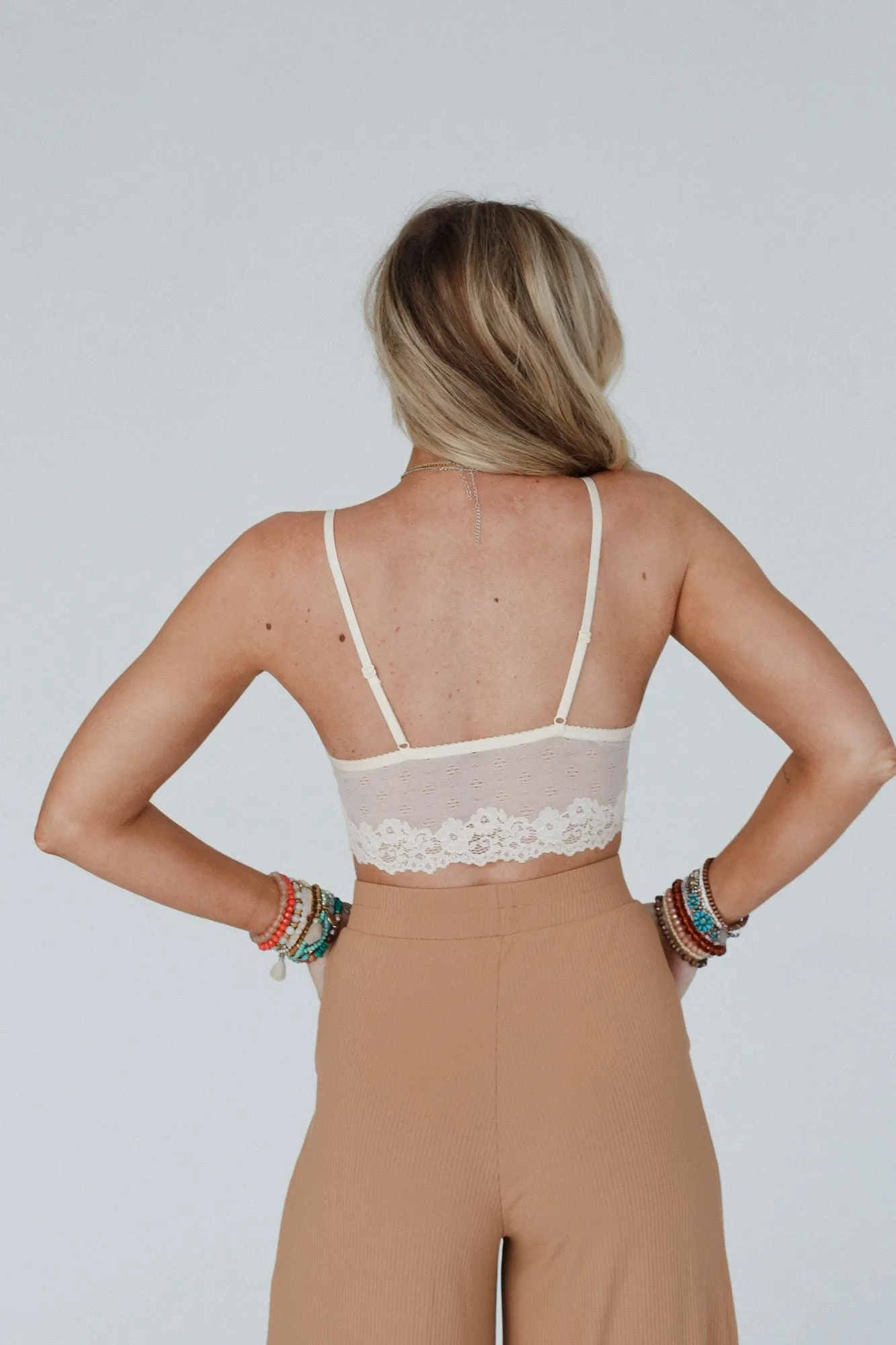 Lace Embrace Bralette - Cream