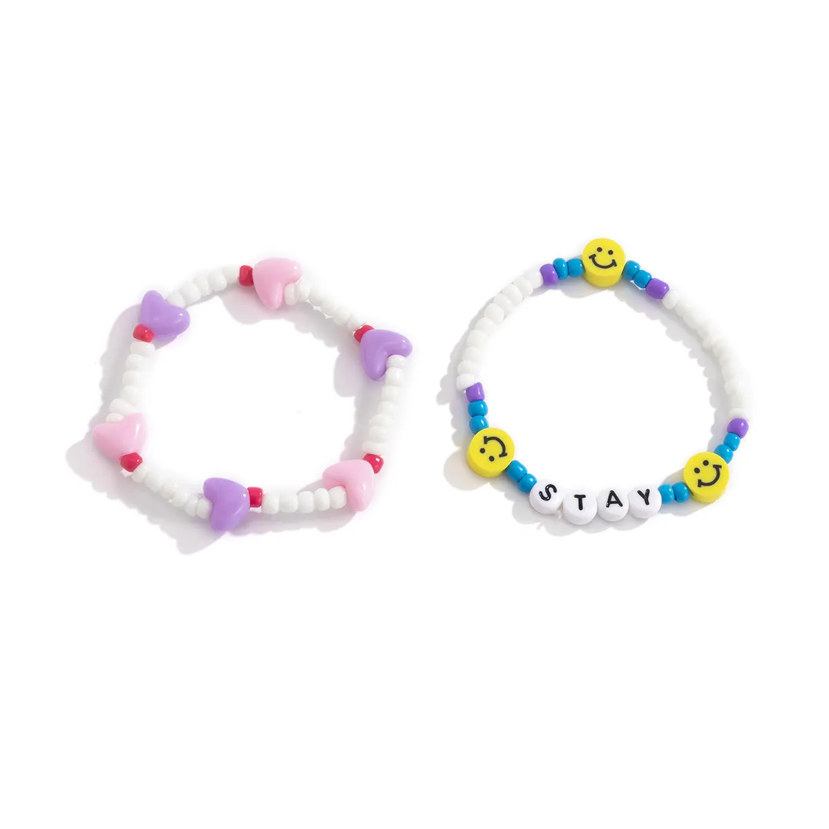 Ladies Bohemian Color Beaded Bracelet Set
