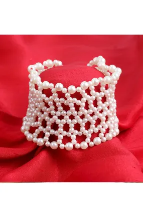Lattice Pearl Bracelet - Jewellery