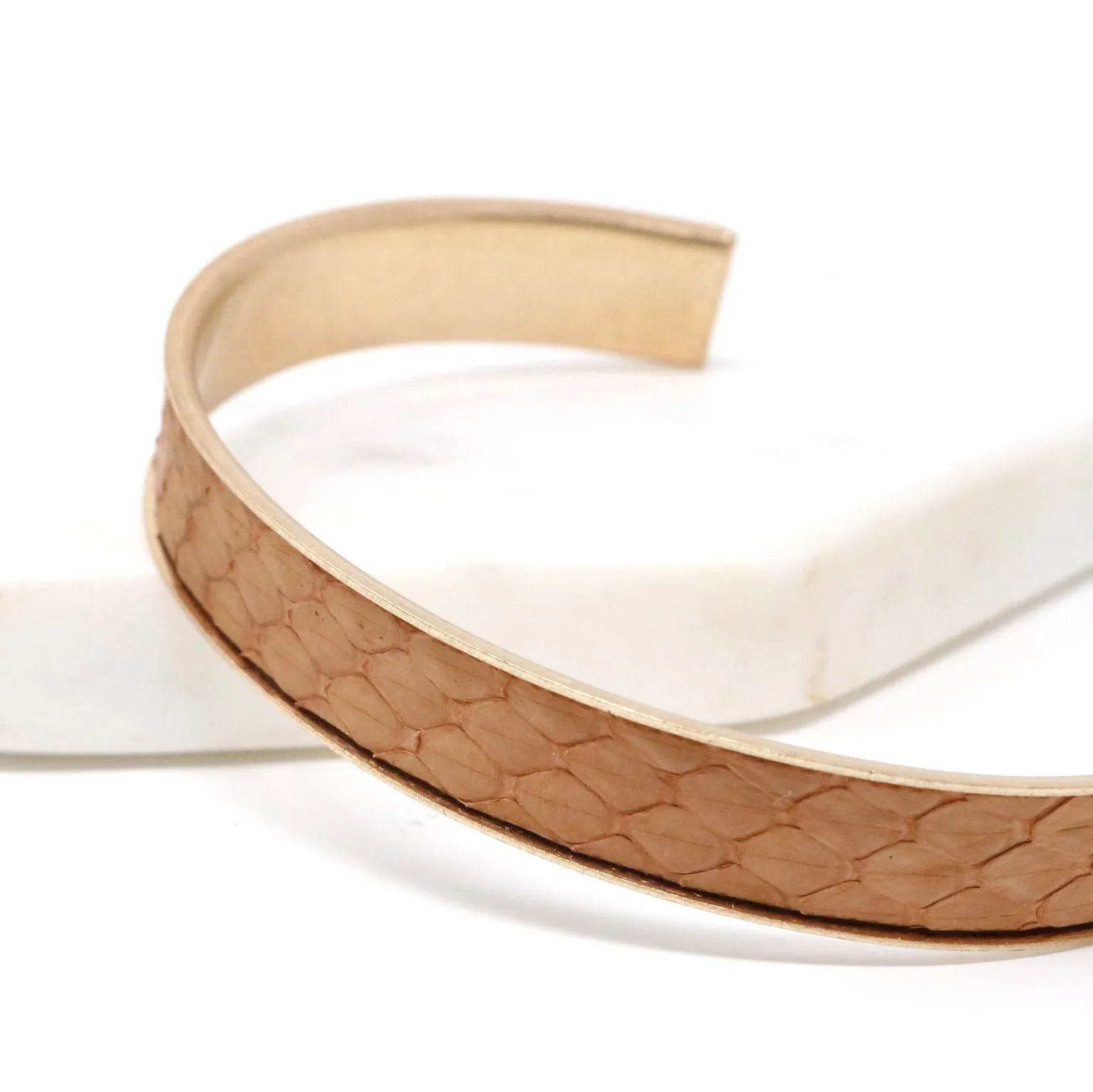 Leather Adjustable Cuff Bracelet