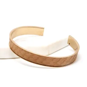 Leather Adjustable Cuff Bracelet
