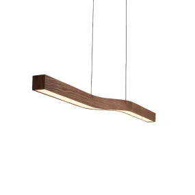 LED Japanese Style Modern Wave Design Pendant Light