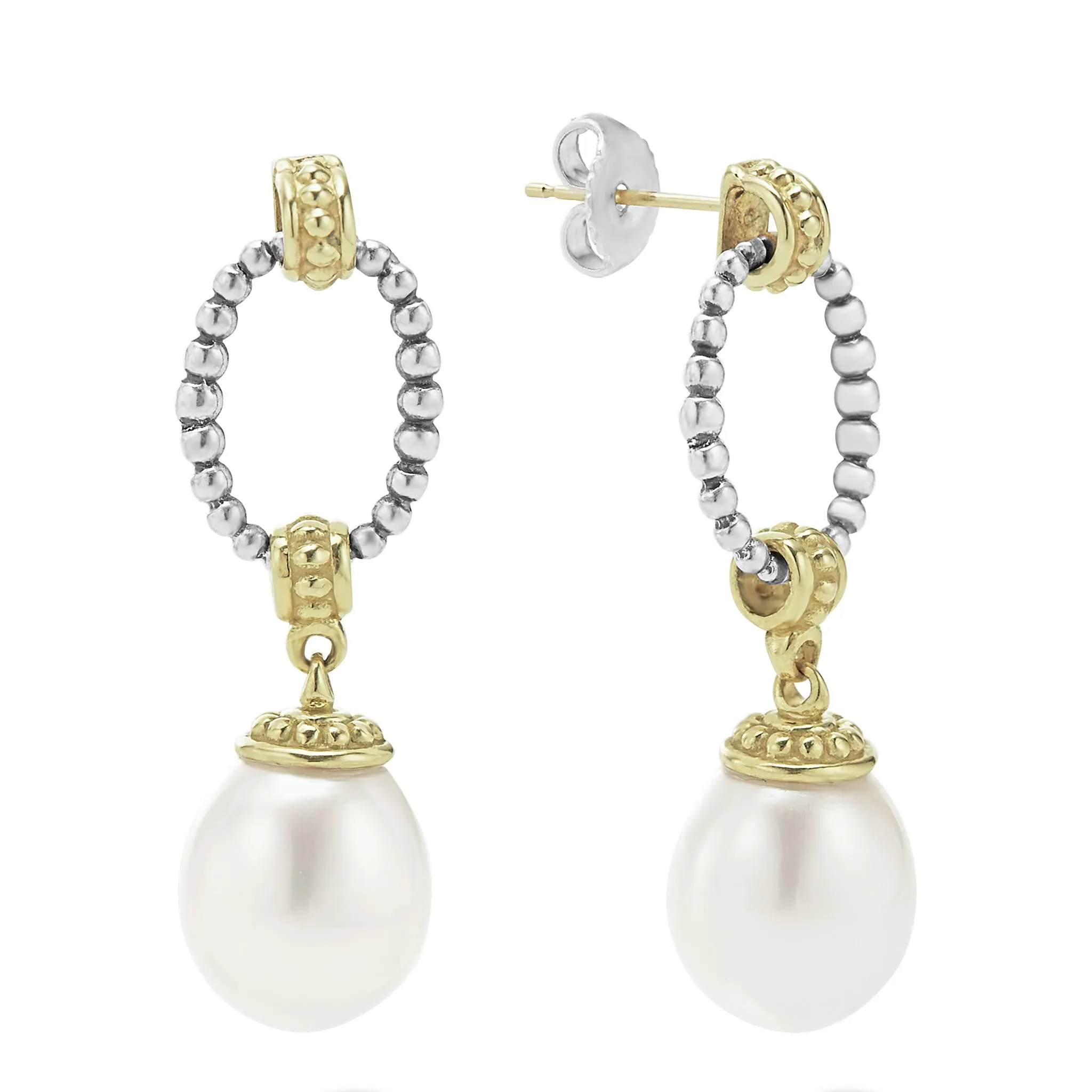 Luna Pearl Earrings and Bracelet Gift Set