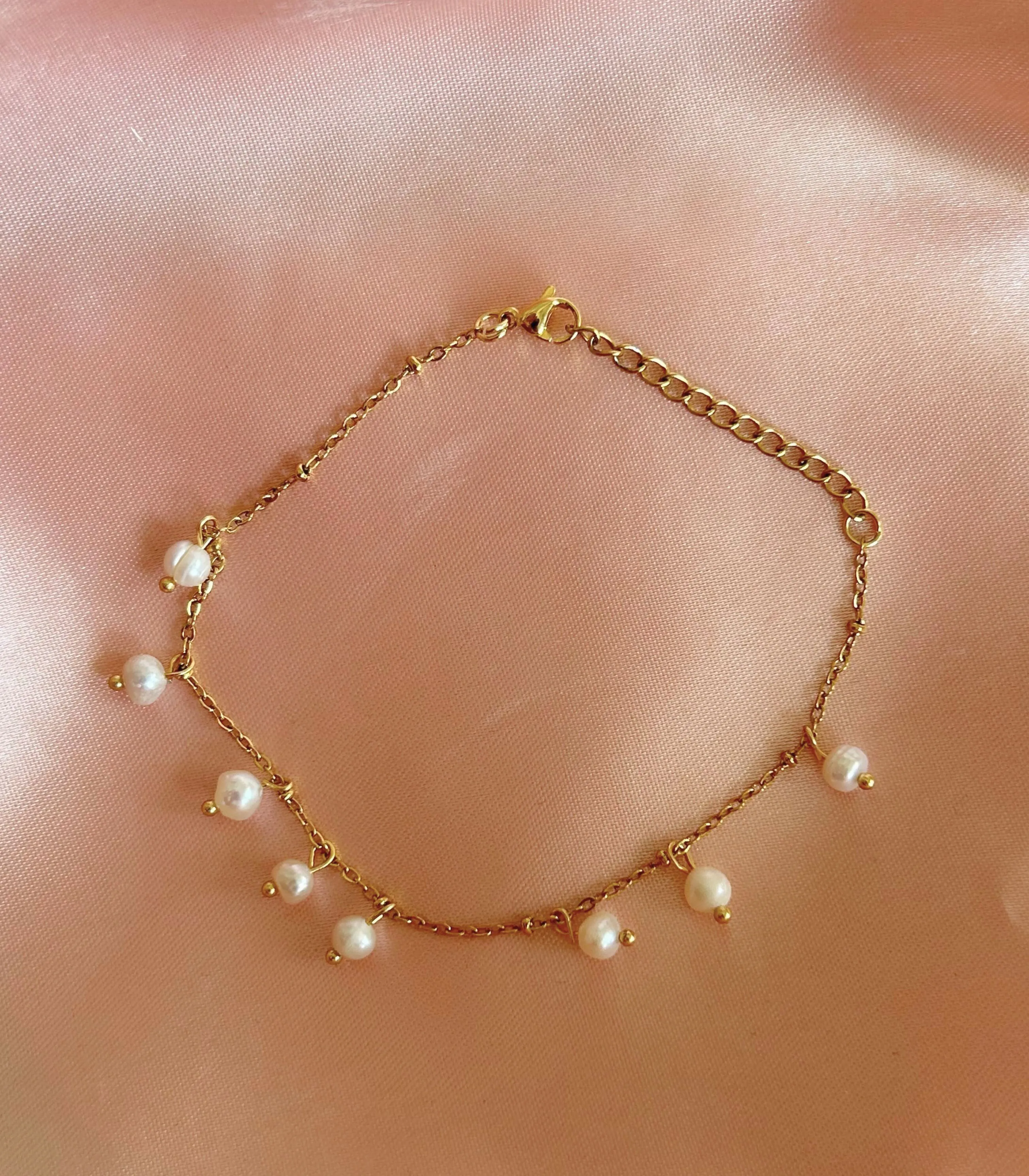 Mini South Sea Pearl String Bracelet