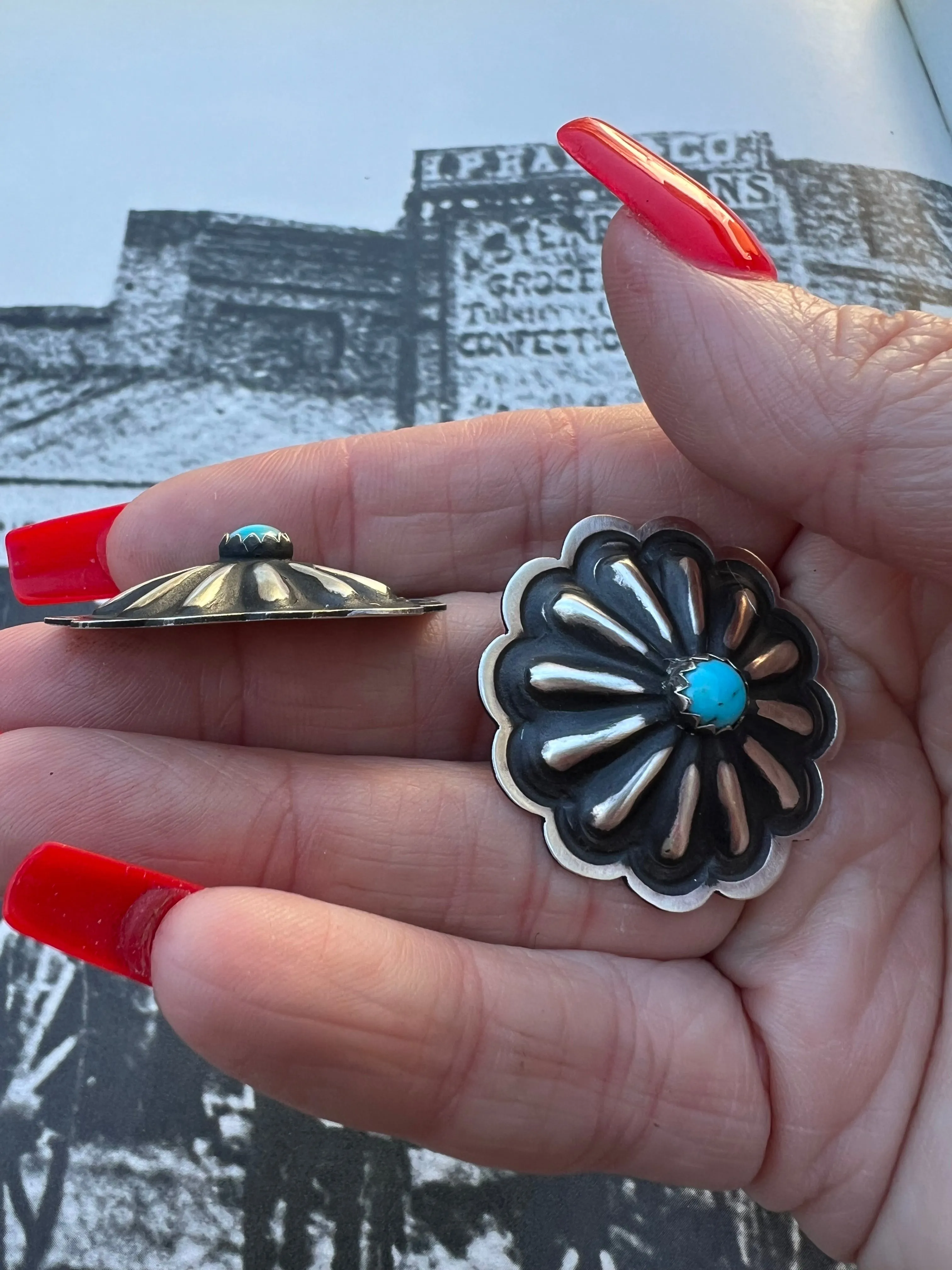 Moody Concho Earrings