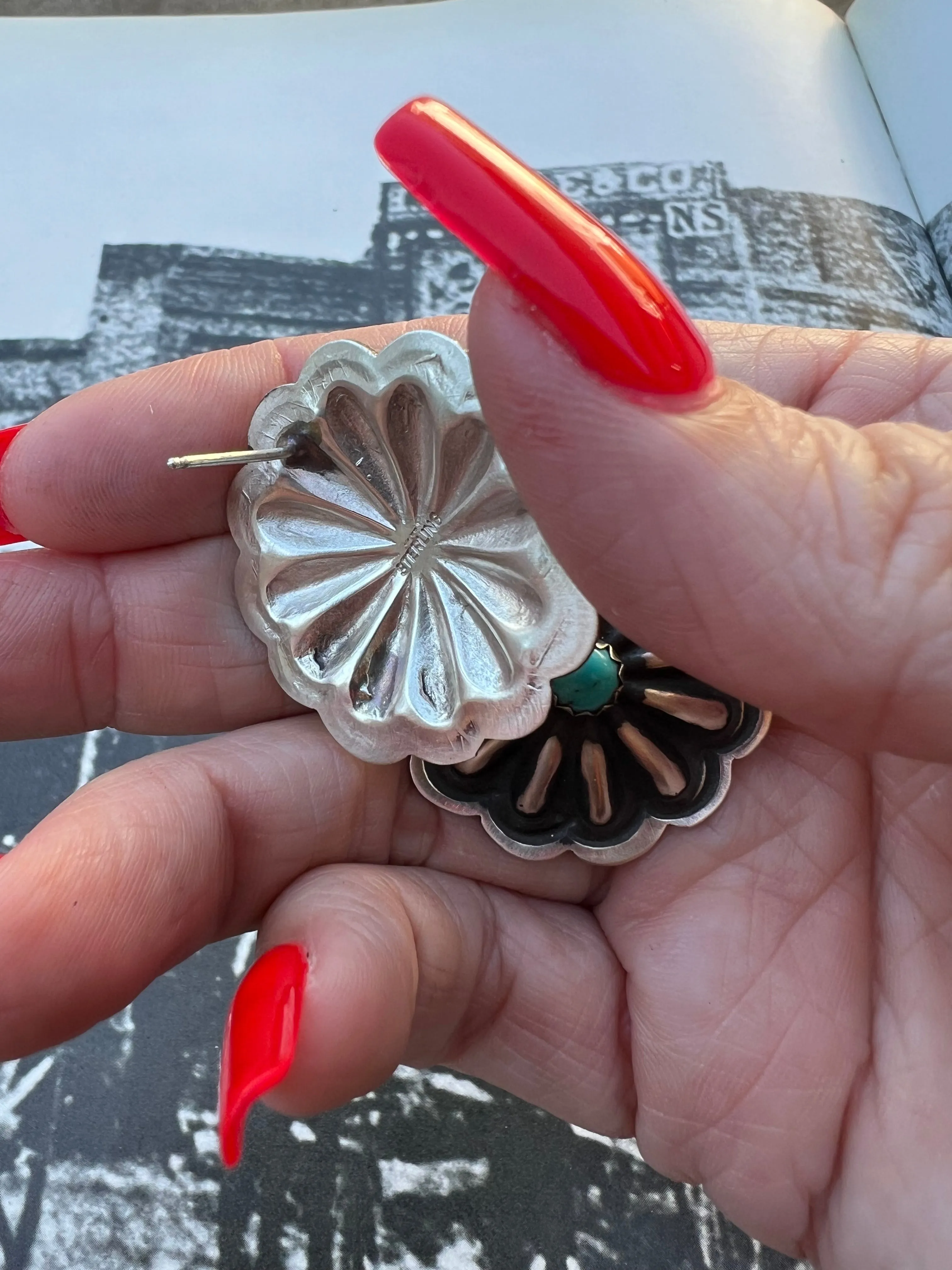 Moody Concho Earrings