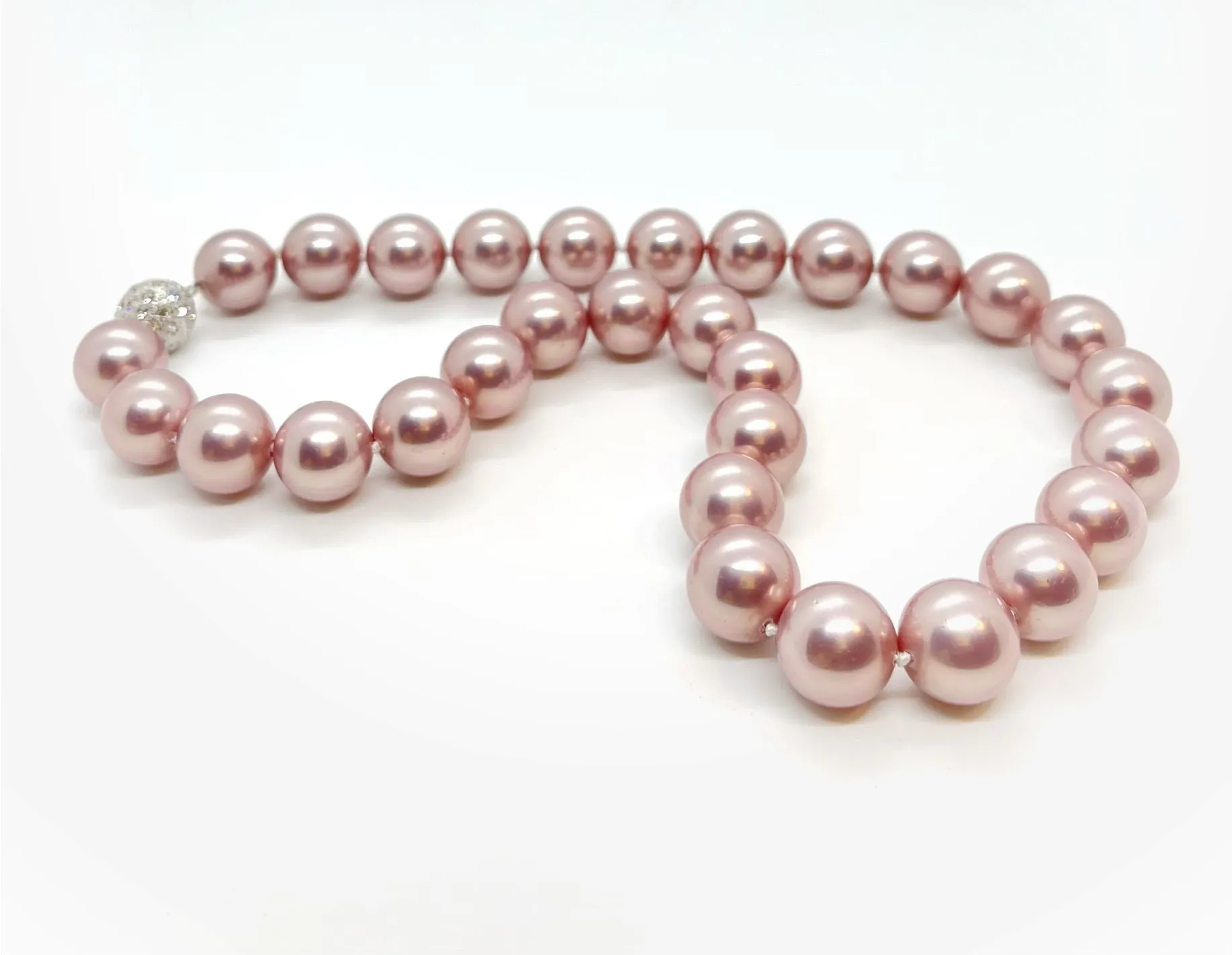 Mother of Pearl 12mm size with Screw Claps