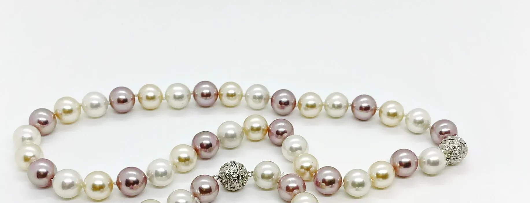 Mother of Pearl 12mm size with Screw Claps