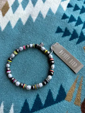 Mother Of Pearl Bracelet WIth assorted accent stones