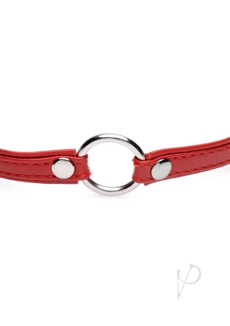 Ms Slim Collar W/o Ring Red