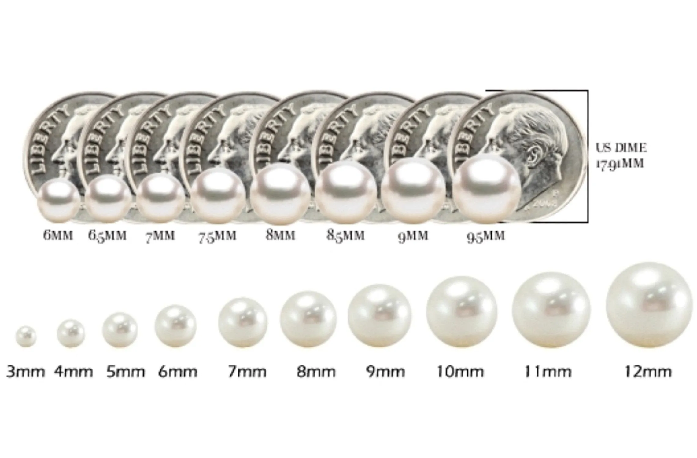 Multi-Color Triple Strand Freshwater Pearl Necklace and Bracelet Set 6-7mm