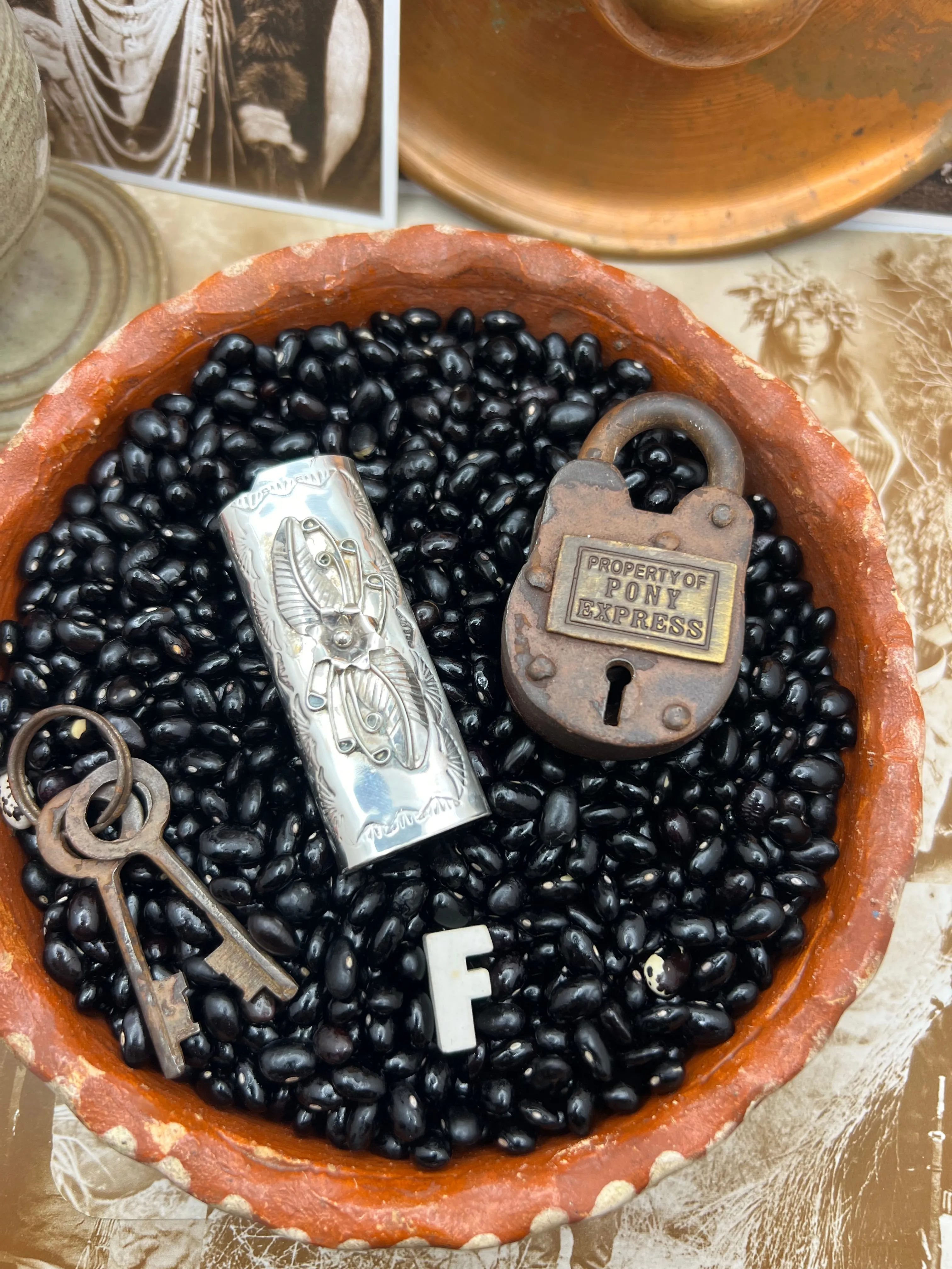 Native American Sterling Silver Lighter Case