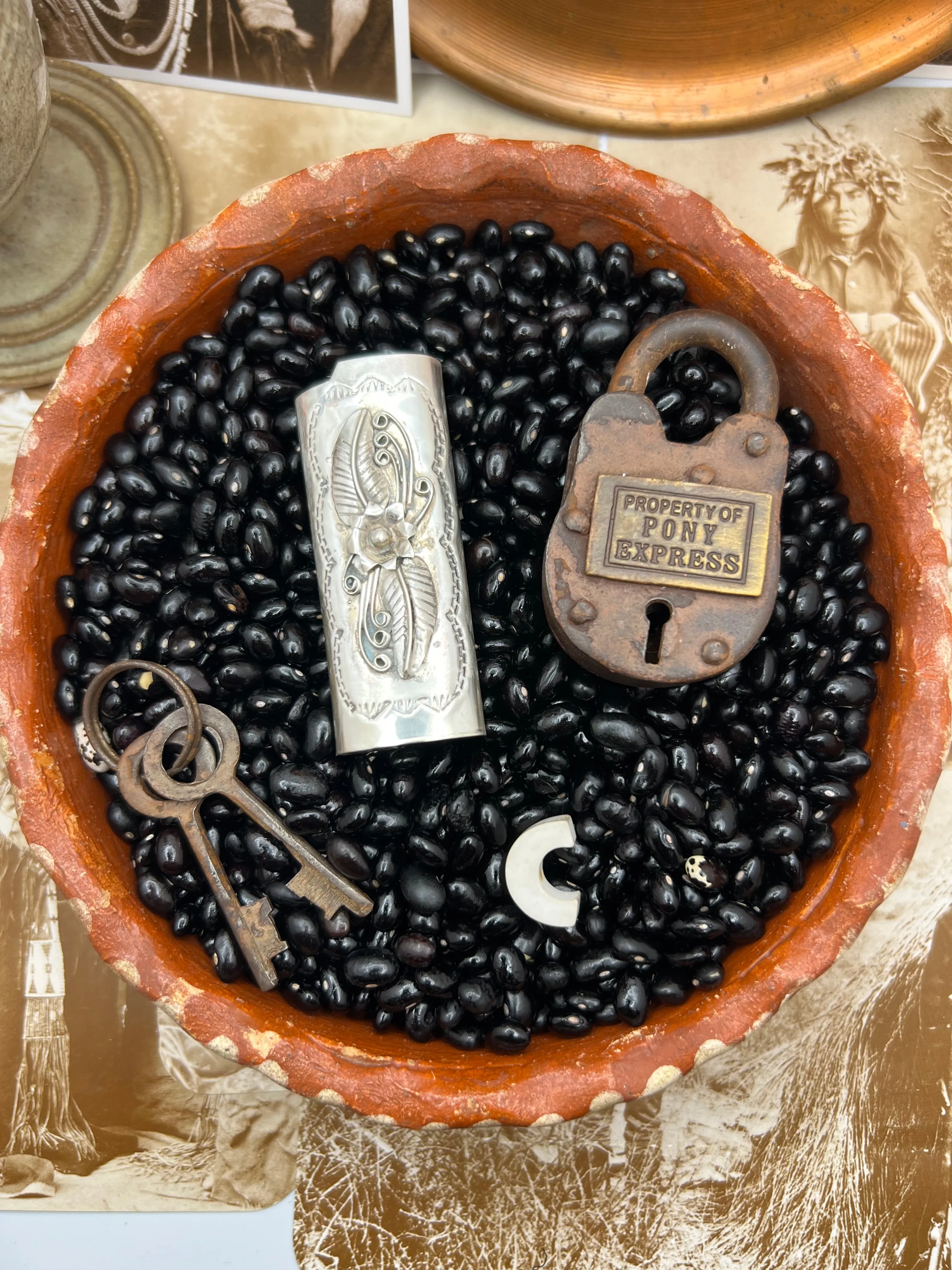 Native American Sterling Silver Lighter Case