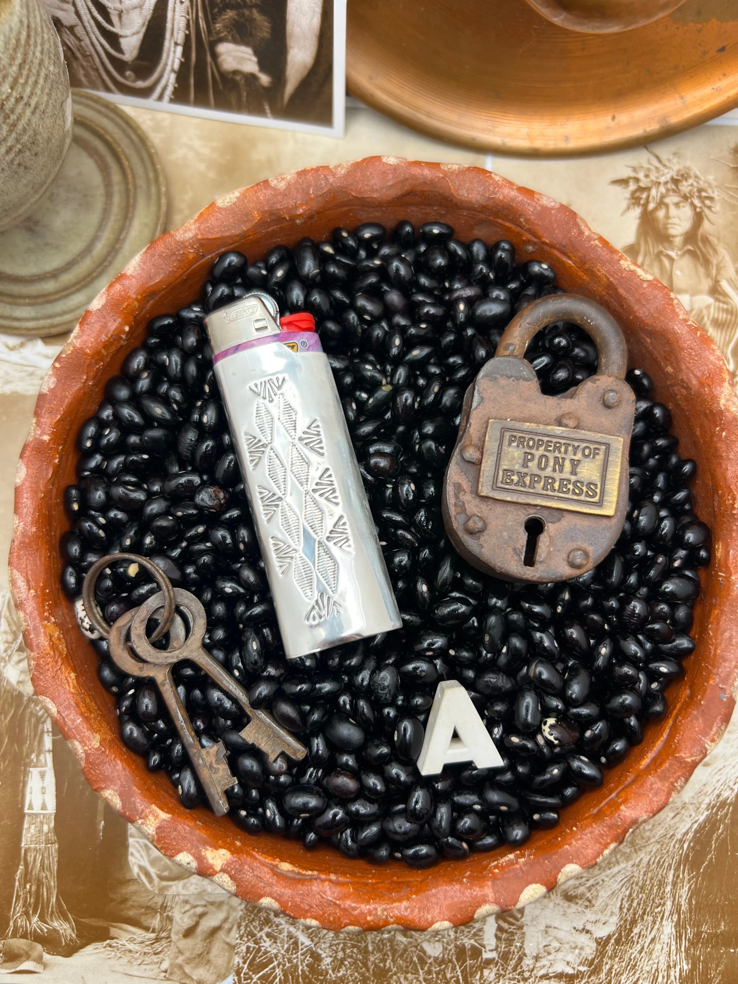 Native American Sterling Silver Lighter Case