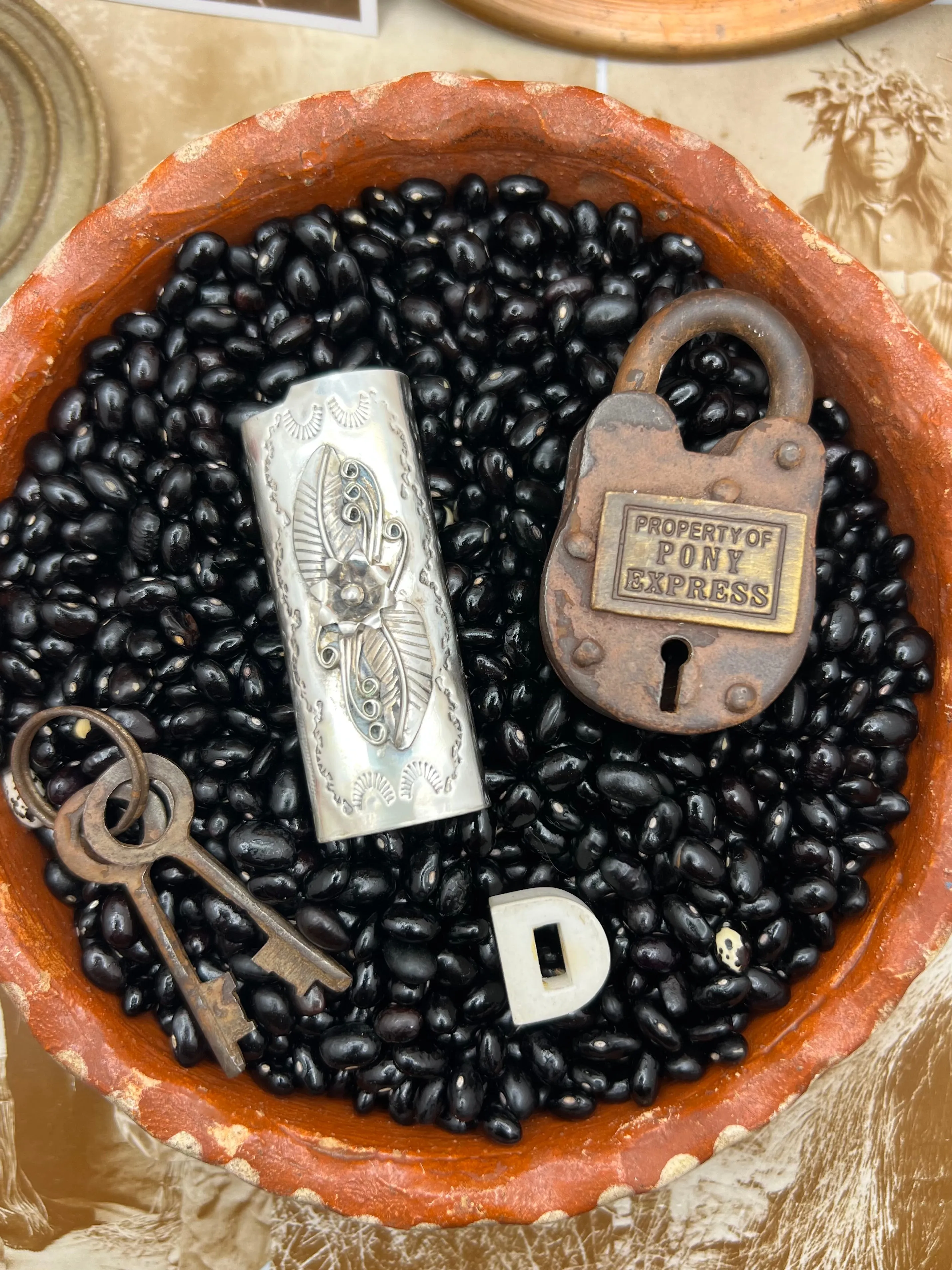 Native American Sterling Silver Lighter Case