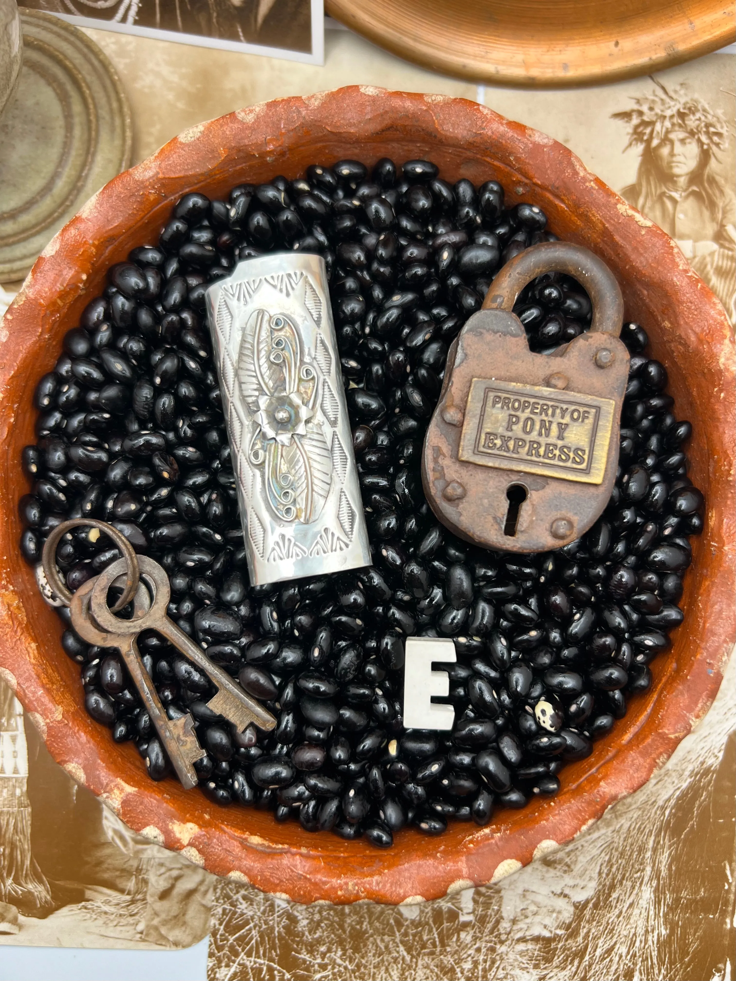 Native American Sterling Silver Lighter Case