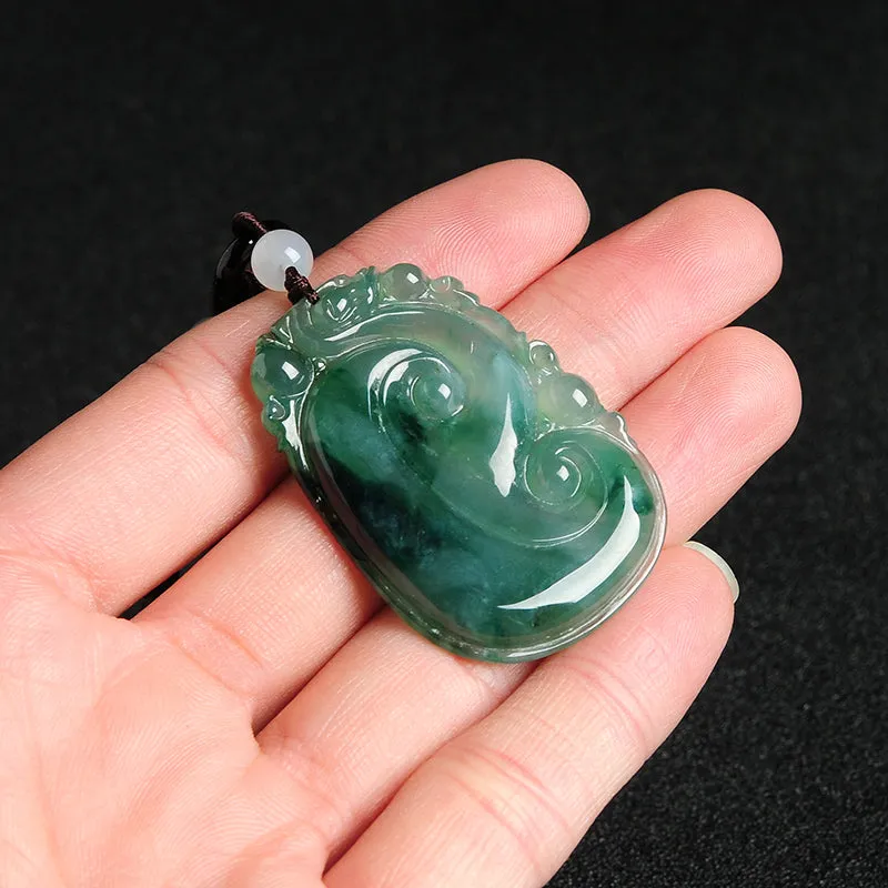 Natural Jade Pendant Jadeite Ruyi Pendant PT39