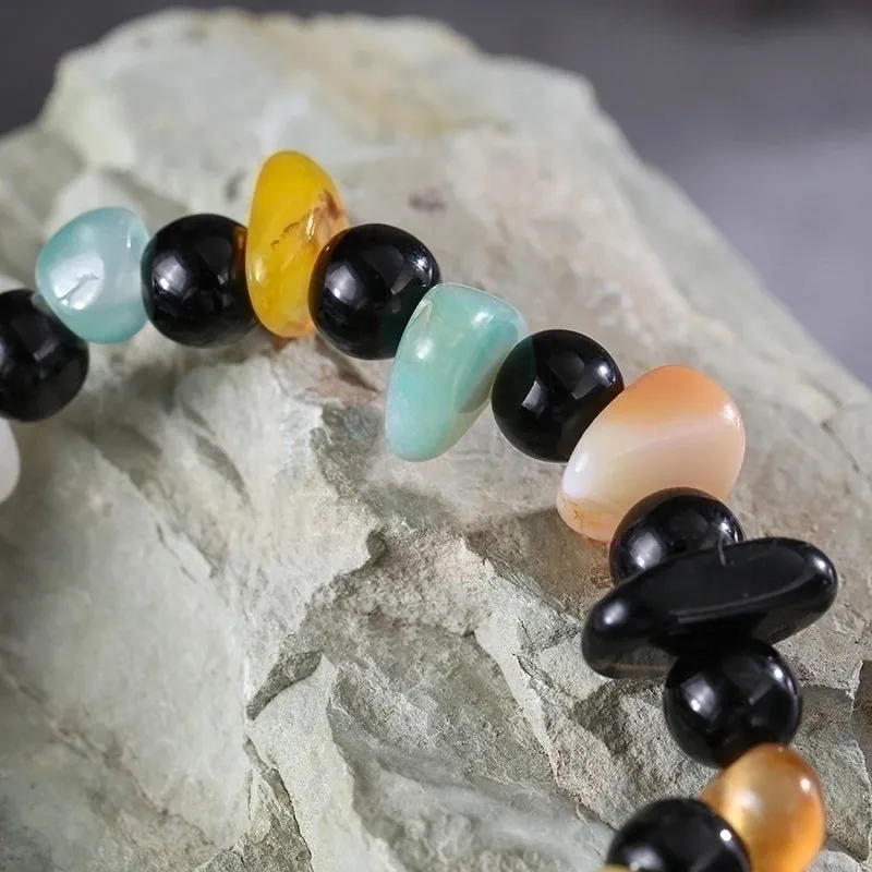 Natural Stone Beads Simple Style Bracelet Jewelry Wholesale