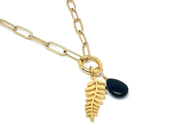Natural Stone Teardrop | Black Onyx
