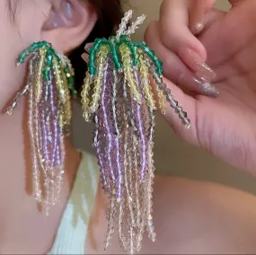 Niagara-Fall Iridescent Earrings