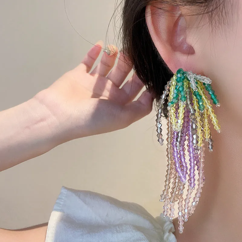 Niagara-Fall Iridescent Earrings