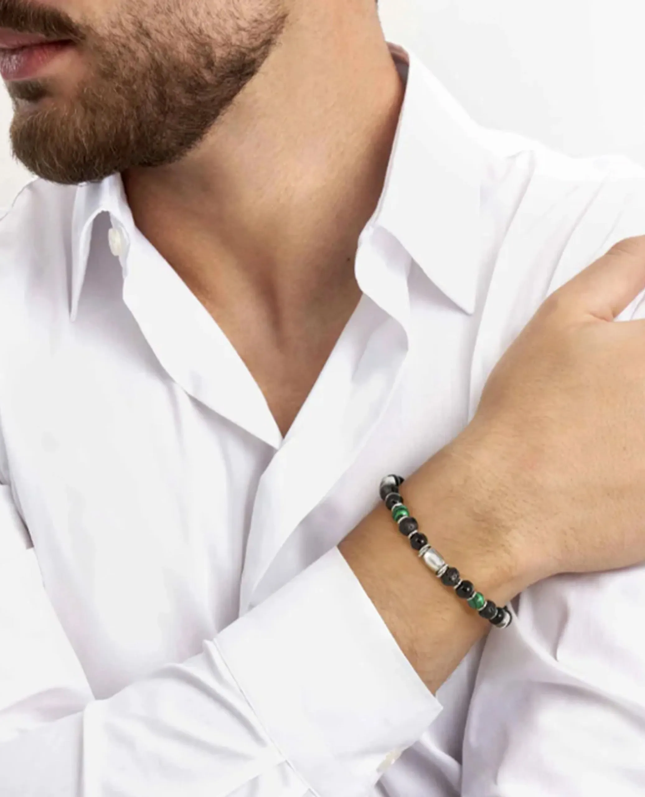 Nomination 027930/085 Instinct Style Stones Bracelet- White Turquoise
