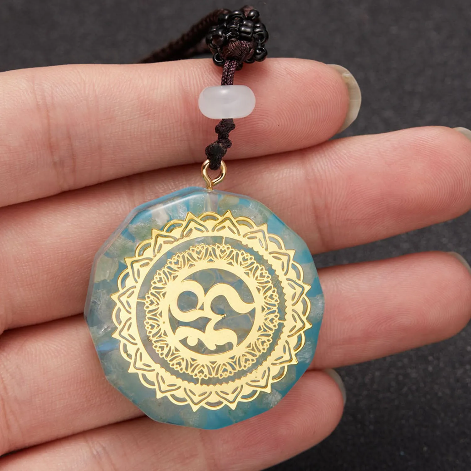 Orgone Amulet 7 Chakras Pendant Necklace