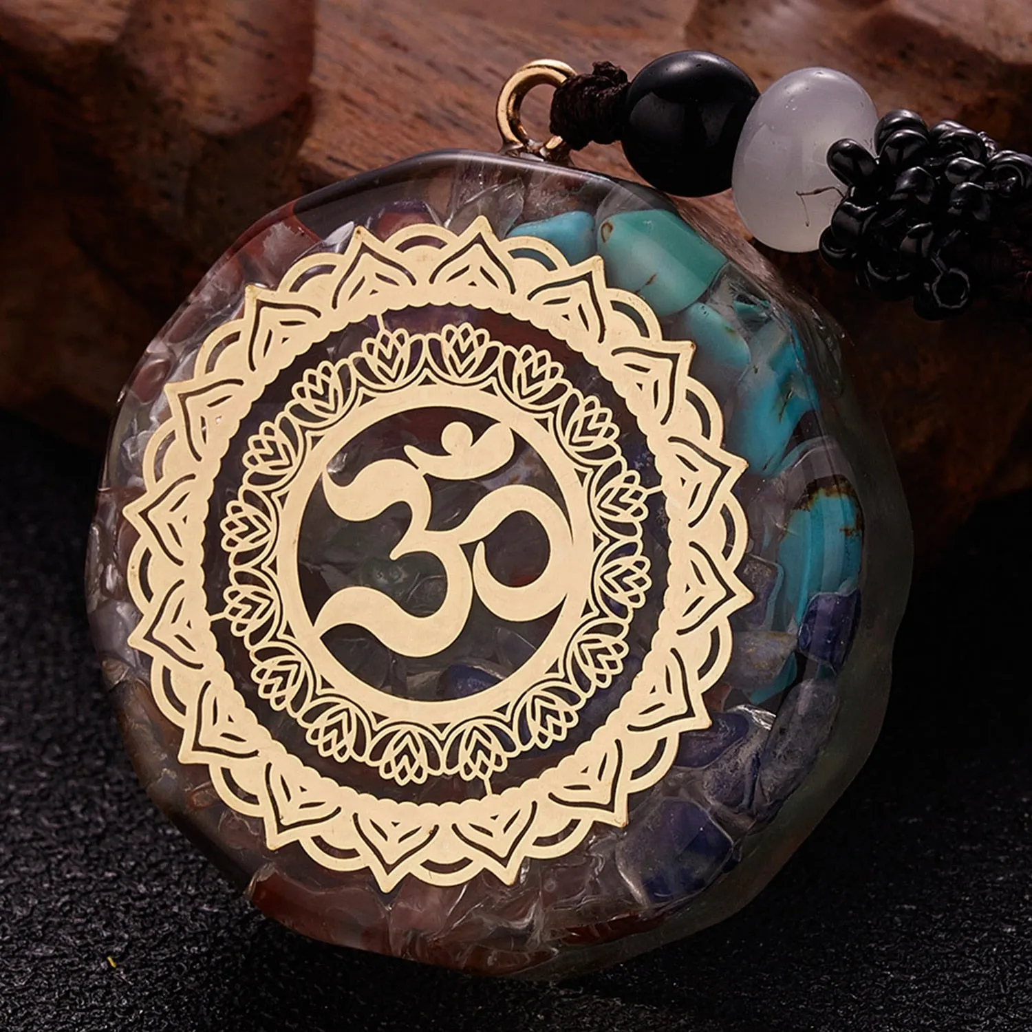 Orgone Amulet 7 Chakras Pendant Necklace