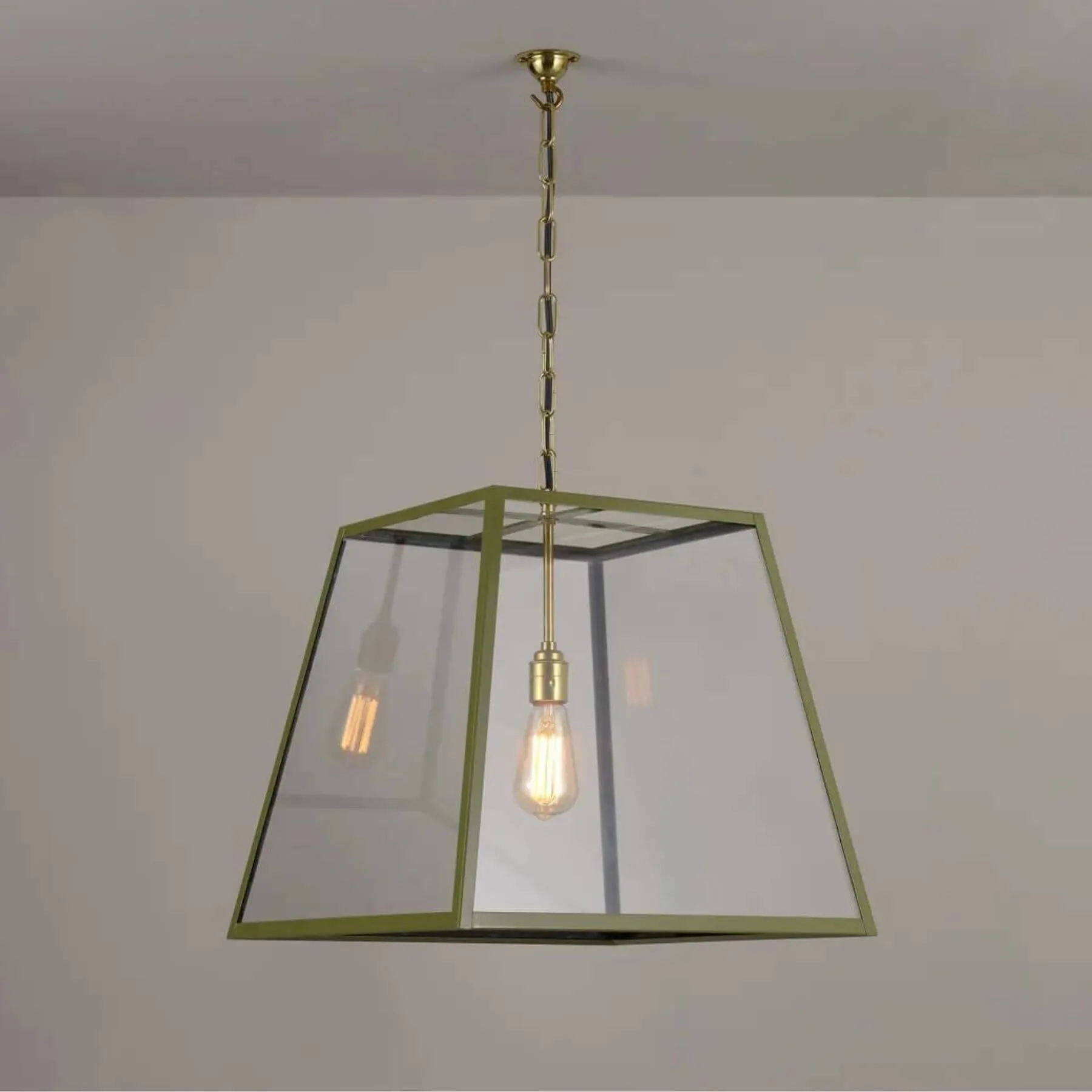 Original BTC Quad Pendant Light Olive