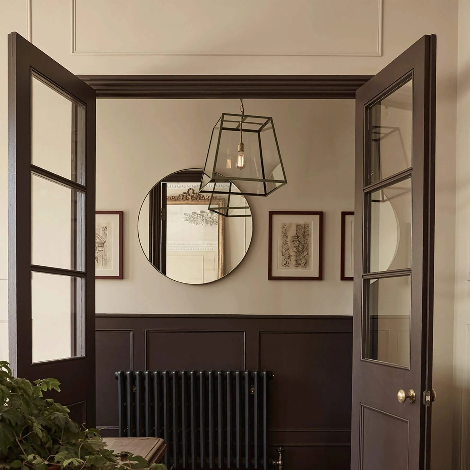 Original BTC Quad Pendant Light Olive