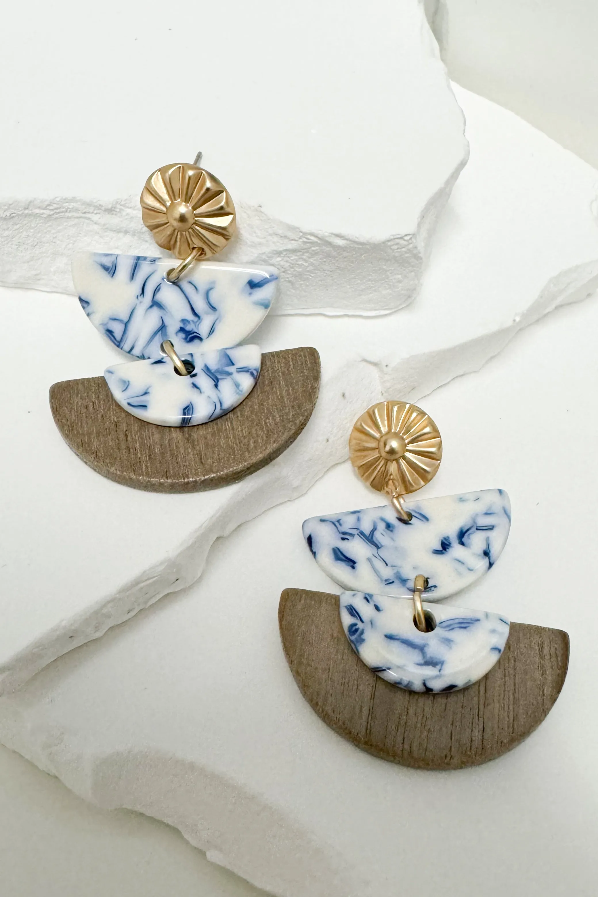 Paula Earrings (Blue)