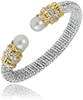 Pearl and Diamond Bracelet