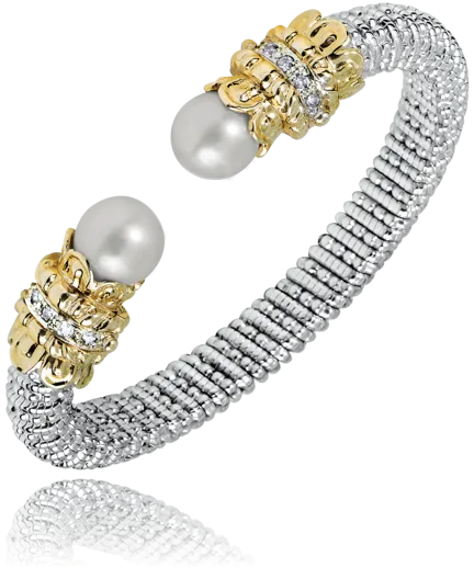 Pearl and Diamond Bracelet