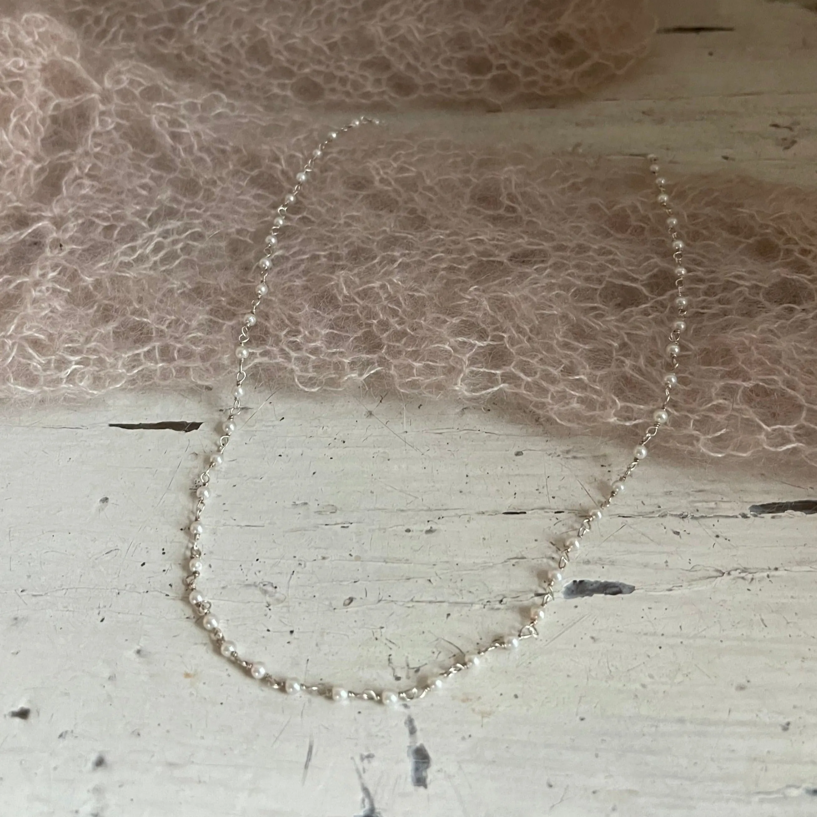 ‚Pearl‚ rosary chain | 925 silver