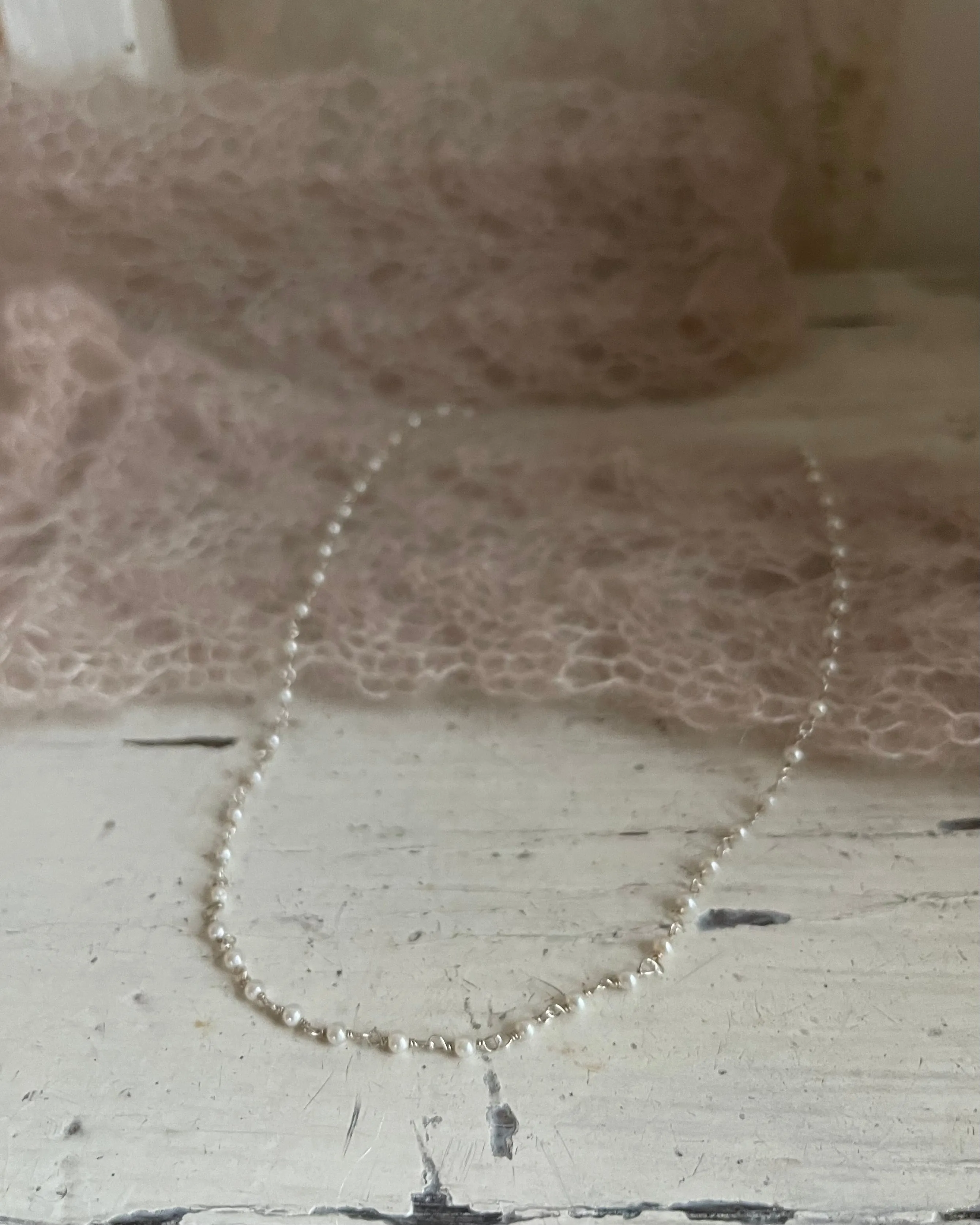 ‚Pearl‚ rosary chain | 925 silver