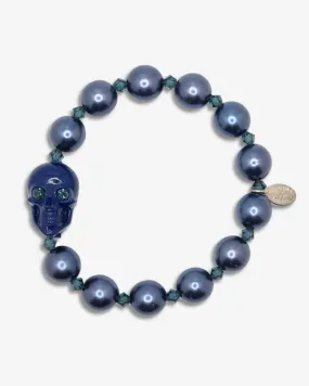 PEARL SKULL BRACELET