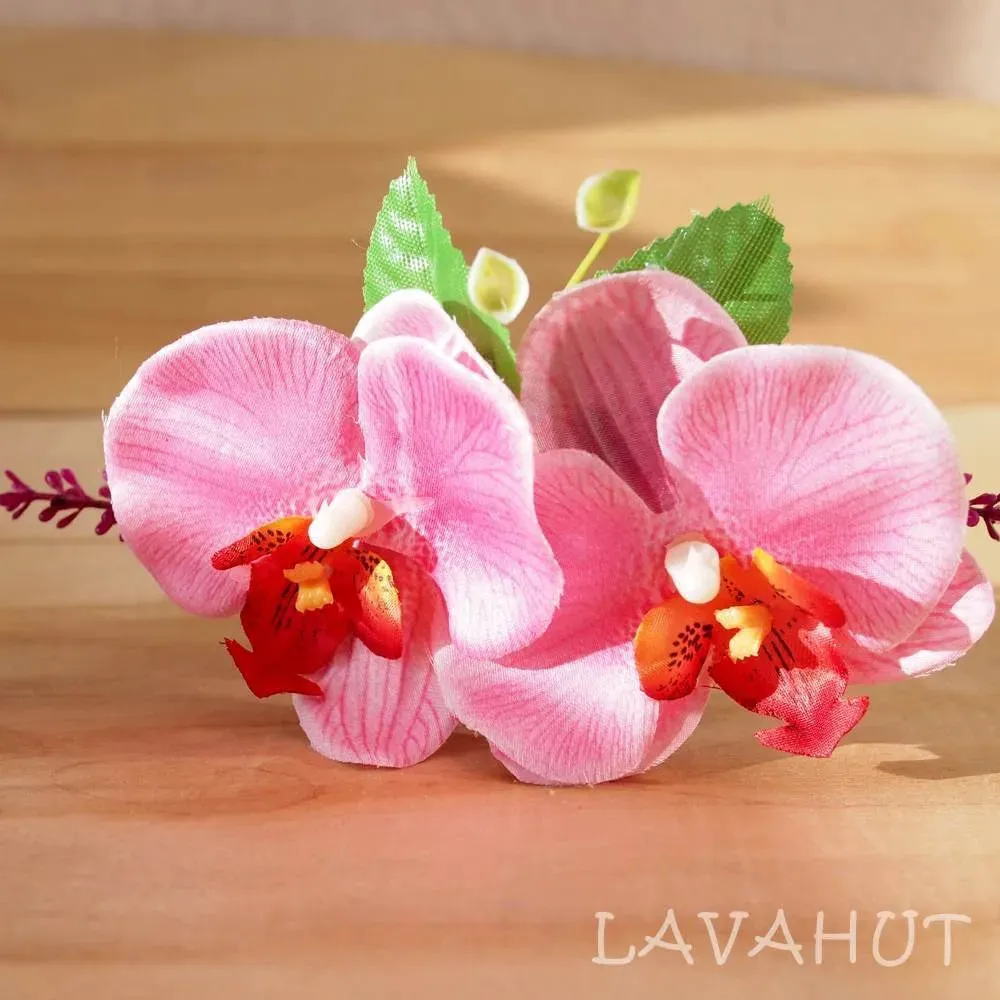 Pink Orchid Joy Hawaiian Hair Comb
