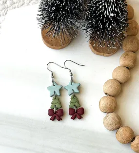 Polymer Clay Earrings - Dangle Earrings - Star/Tree/Bow (Wholesale)