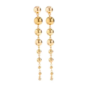 Pre Order:  Bead Long Dangle Drop Earrings